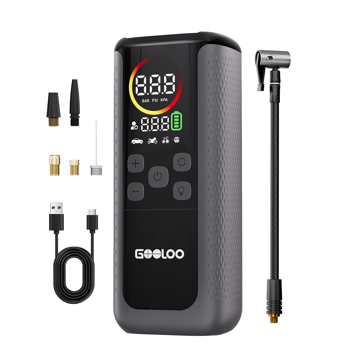 GOOLOO GT160 DUAL ReadyRide Tyre Inflator Portable Air Compressor – 2025 Muse Design Awards Winner