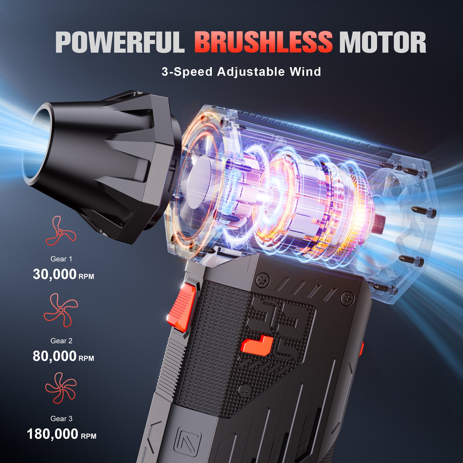GOOLOO F5S Electric Air Duster