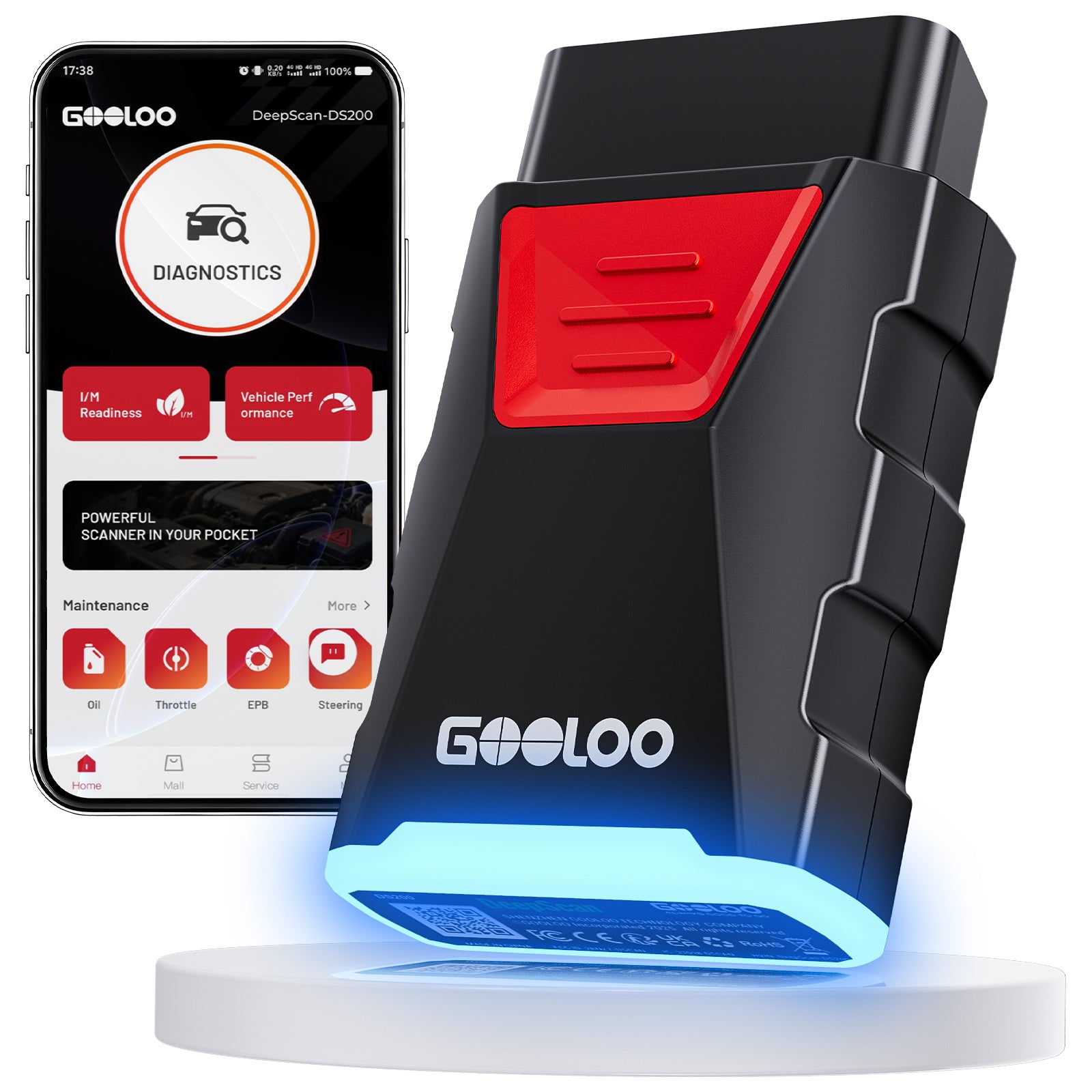 GOOLOO DeepScan DS200 CarCare DIY OBD Scanner