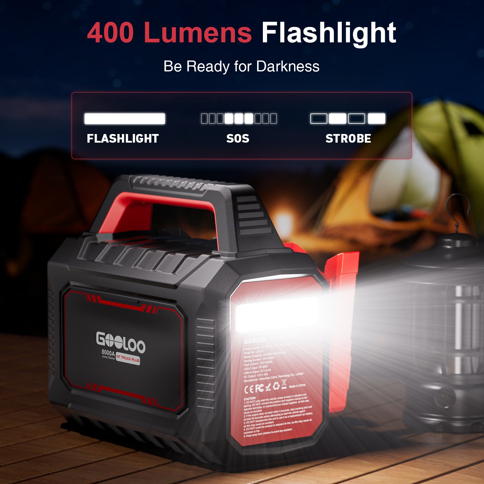 GOOLOO GT TRUCK PLUS 8000A Supersafe Jump Starter