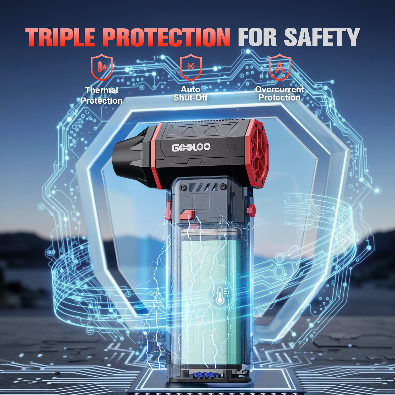 GOOLOO F5S Electric Air Duster