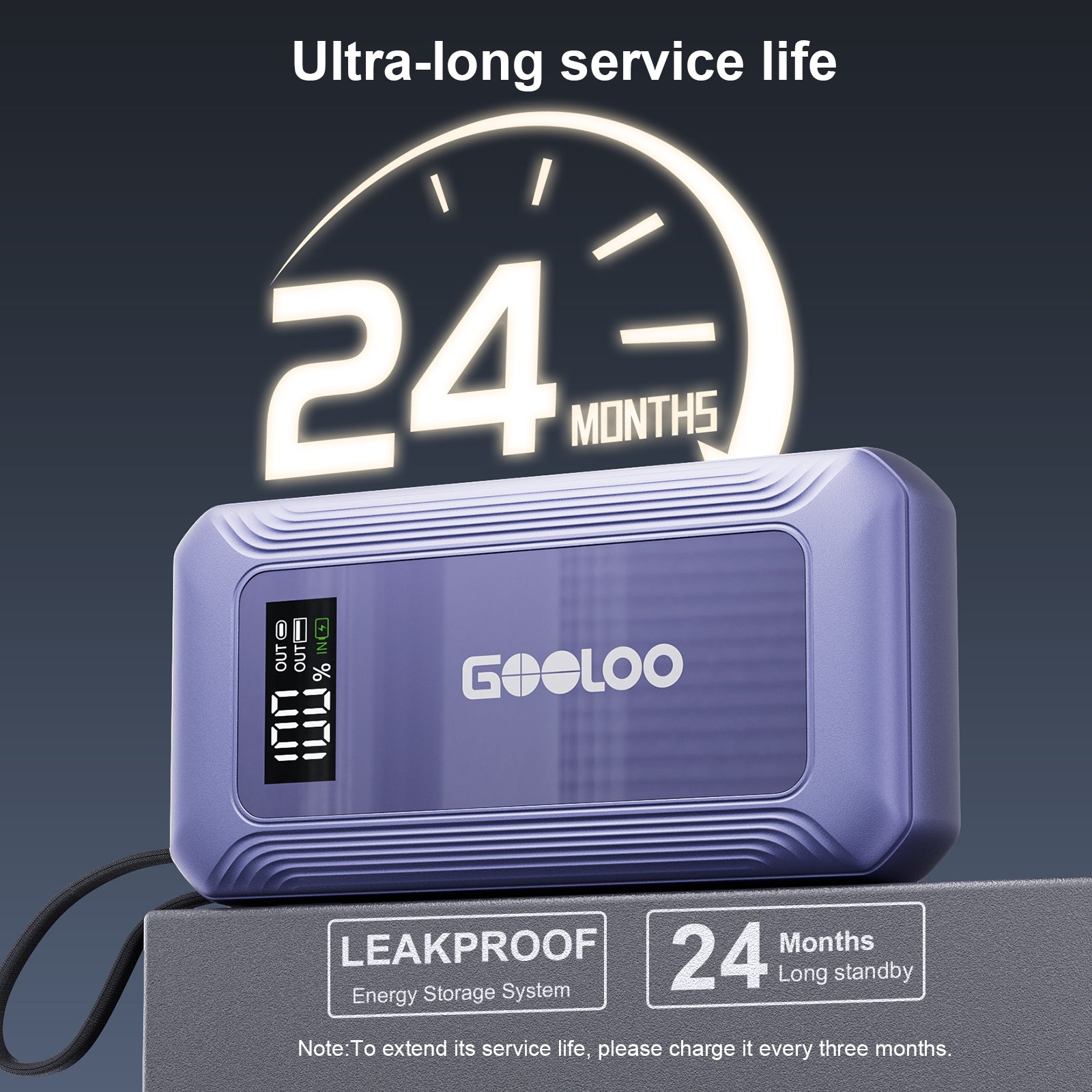 GOOLOO G7 Jump Starter 3000A