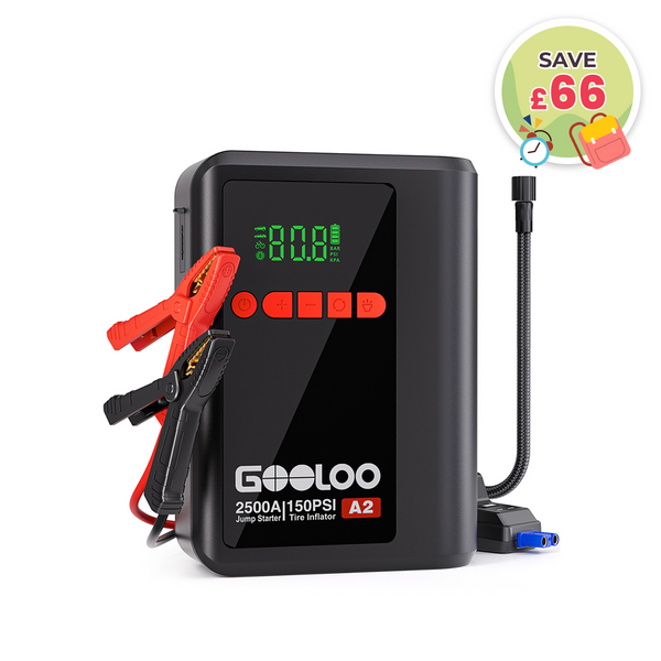 GOOLOO A2 Jump Starter with Air Compressor