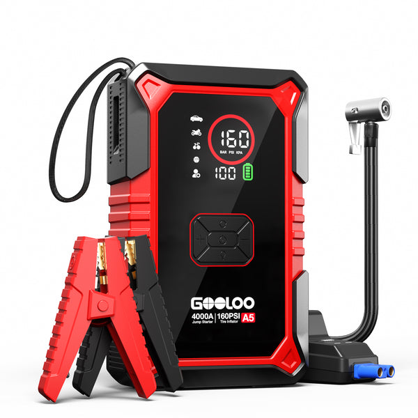 GOOLOO A5 Jump Starter with Air Compressor