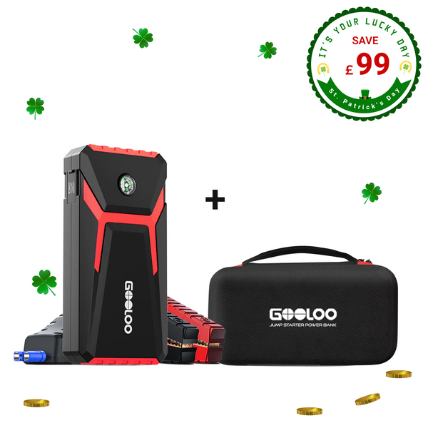 GOOLOO GE1500 Jump Starter with EVA Box