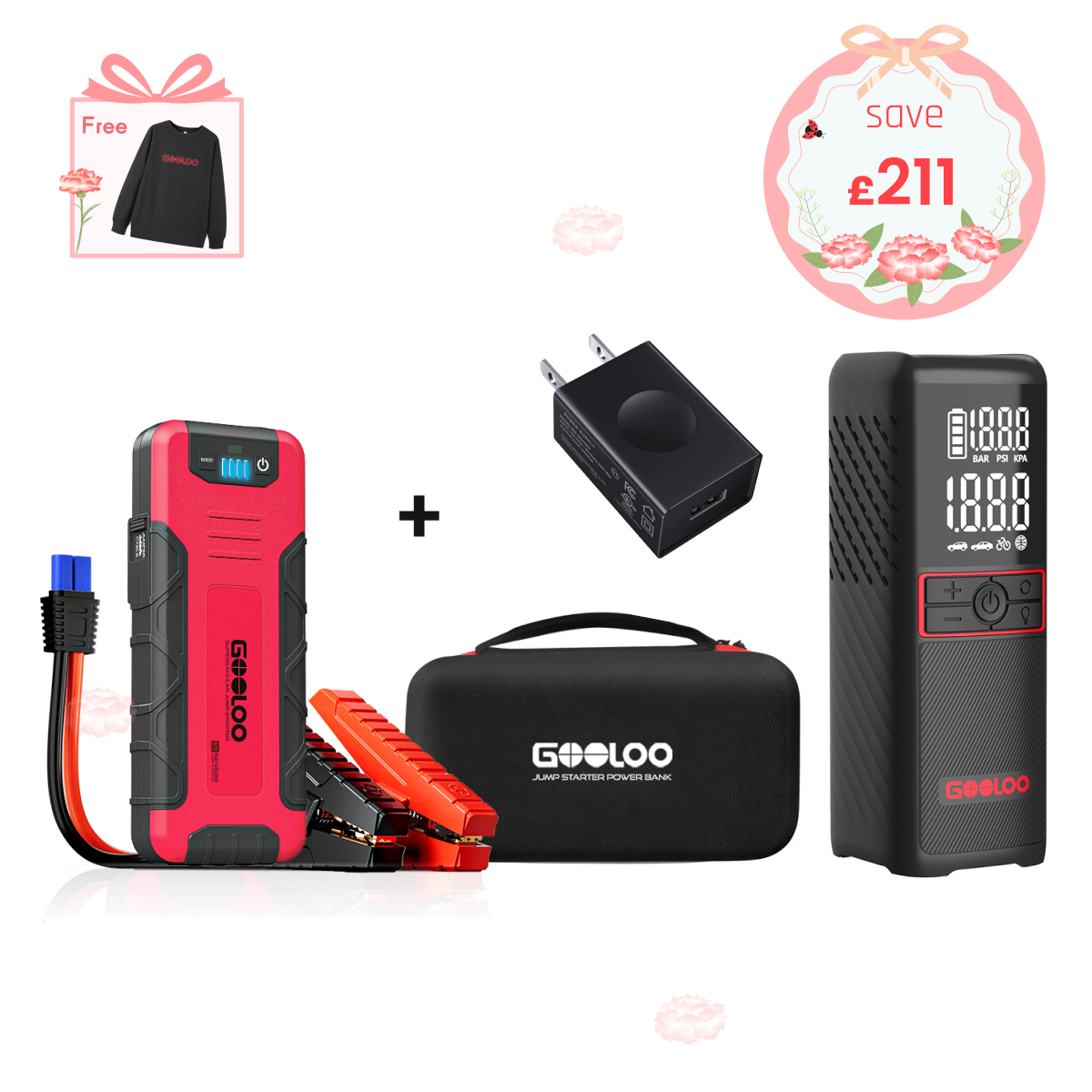 GOOLOO GE4500 Portable Jump Starter