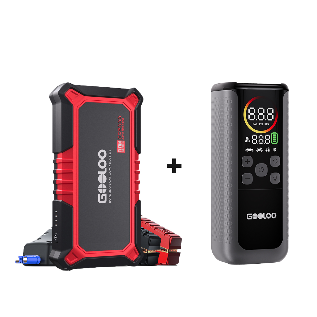 GOOLOO GP2000 Jump Starter GT160 DUAL Tyre Inflator