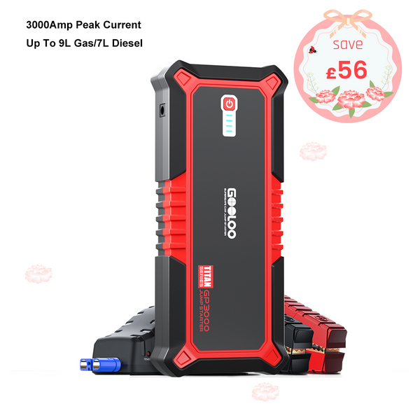 GOOLOO GP3000 Portable Jump Starter