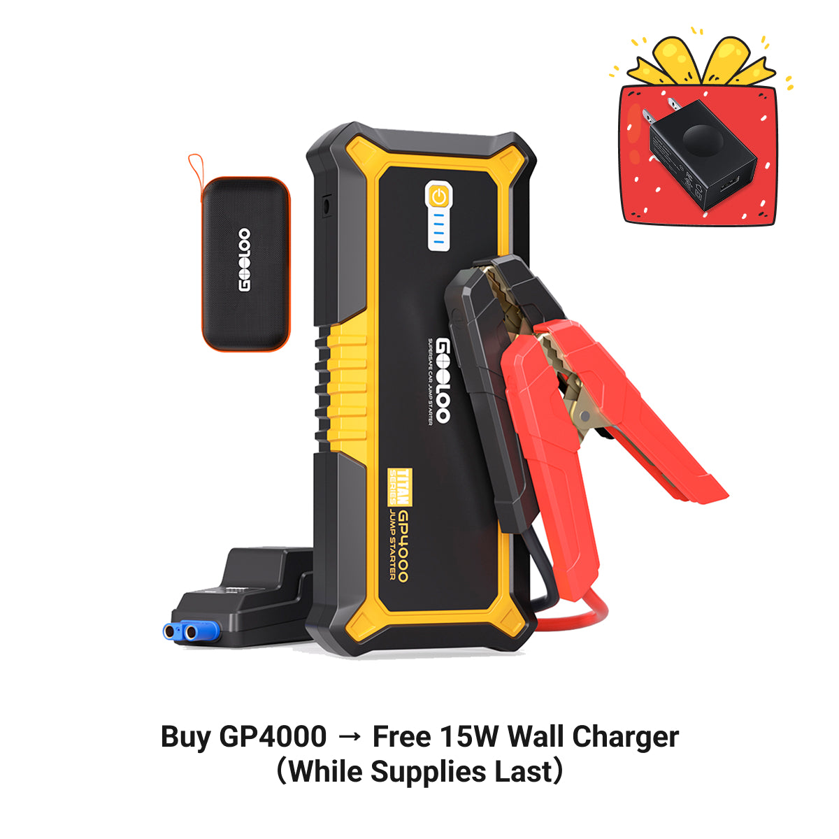 GOOLOO GP4000 4000A Supersafe Jump Starter