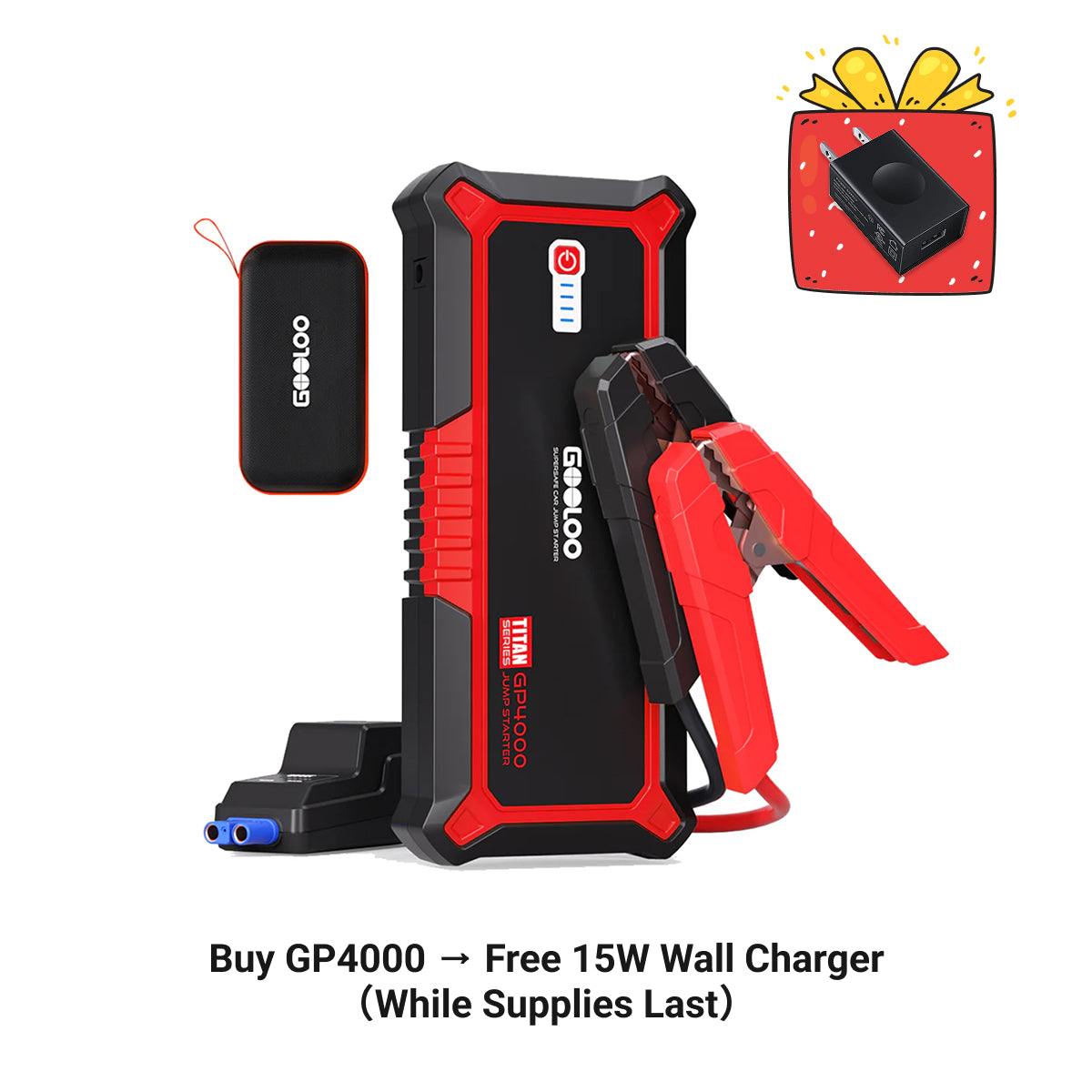 GOOLOO GP4000 4000A Supersafe Jump Starter