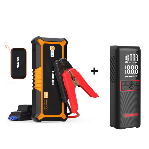 GOOLOO GP4000 Jump Starter with GT160 Tire  Inflator
