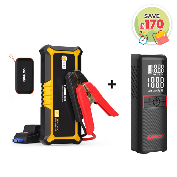 GOOLOO GP4000 Jump Starter with GT160 Tire  Inflator