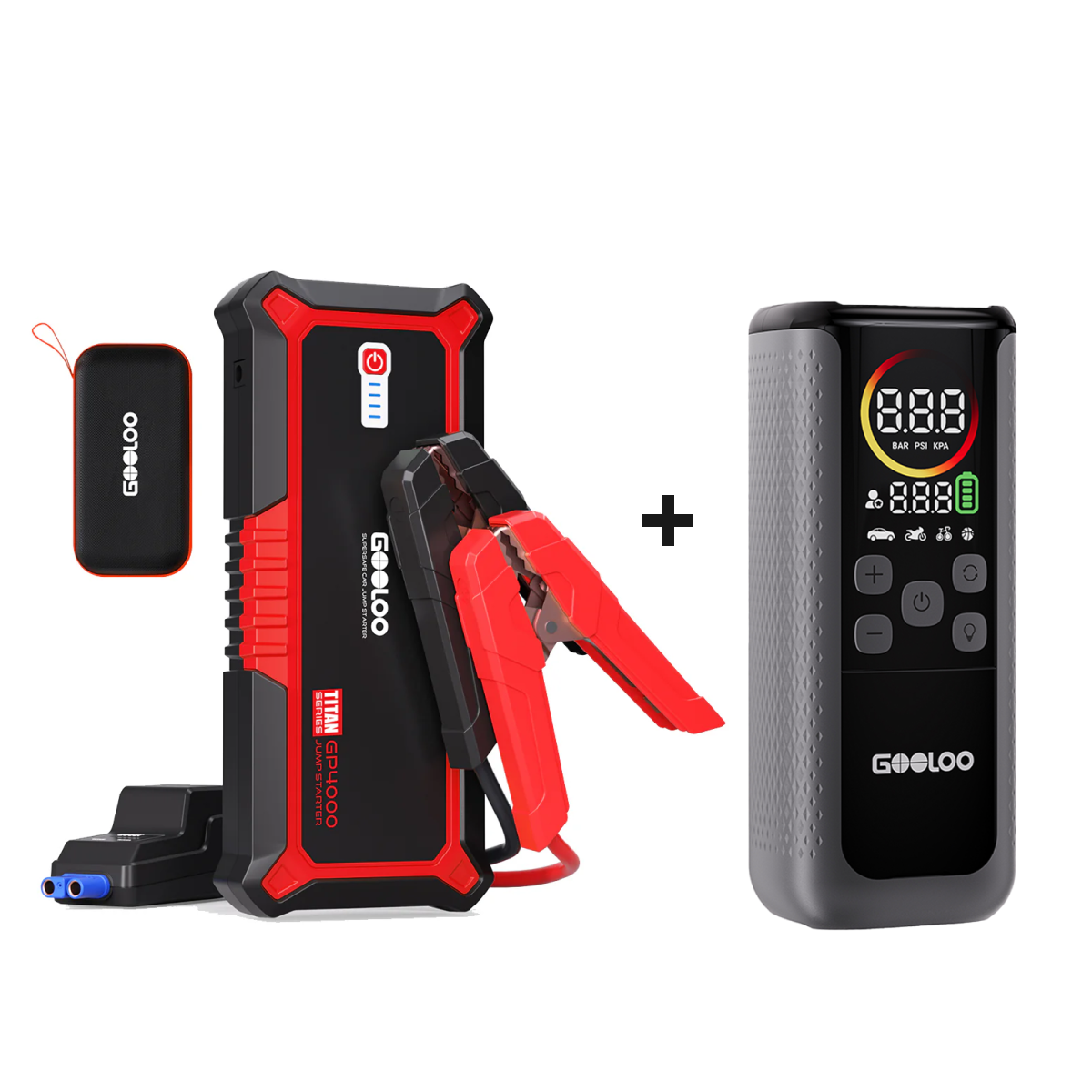 GOOLOO GP4000 Jump Starter GT160 DUAL Tyre Inflator