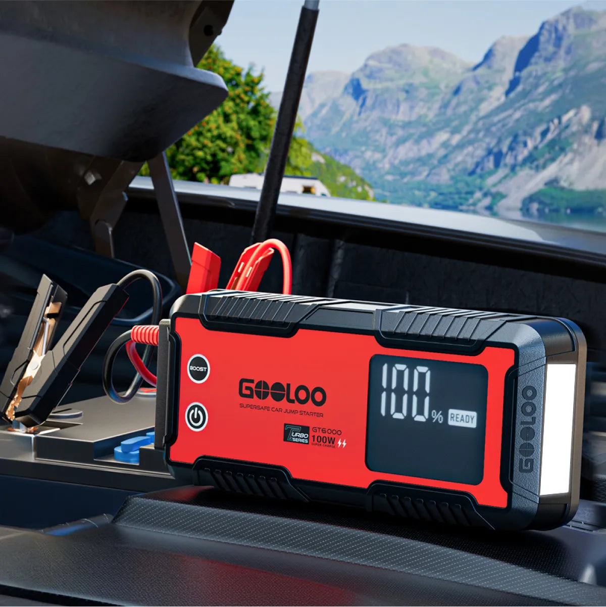 GOOLOO GT6000 Jump Starter with EVA Box