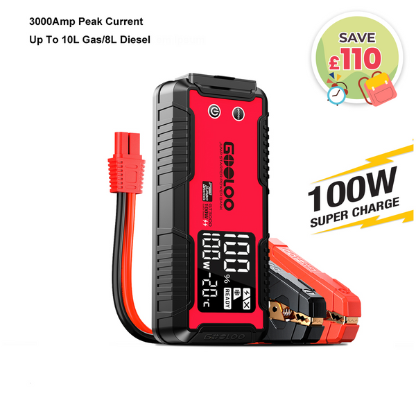 【Clearance Sale】GOOLOO GT3000 Jump Starter