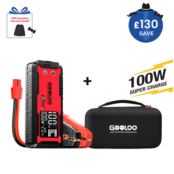GOOLOO GT3000 Jump Starter with EVA Box