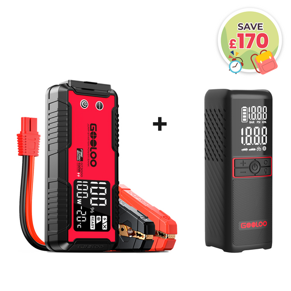 GOOLOO GT3000 Jump Starter with GT160 Tire Inflator