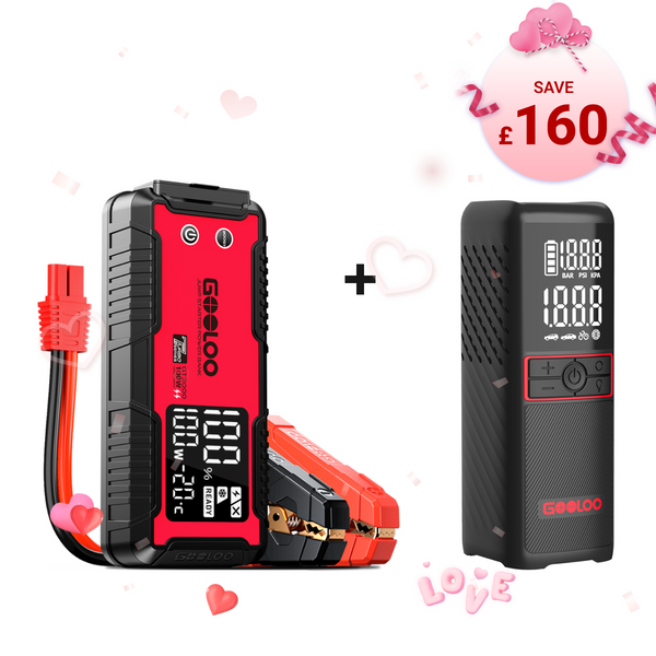 GOOLOO GT3000 Jump Starter with GT160 Tire Inflator