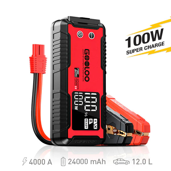 GOOLOO GT4000S Jump Starter with EVA Box