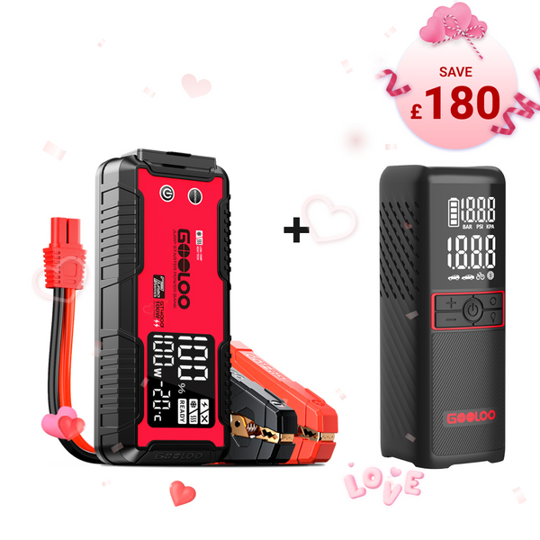 GOOLOO GT4000 Jump Starter with GT160 Tire Inflator