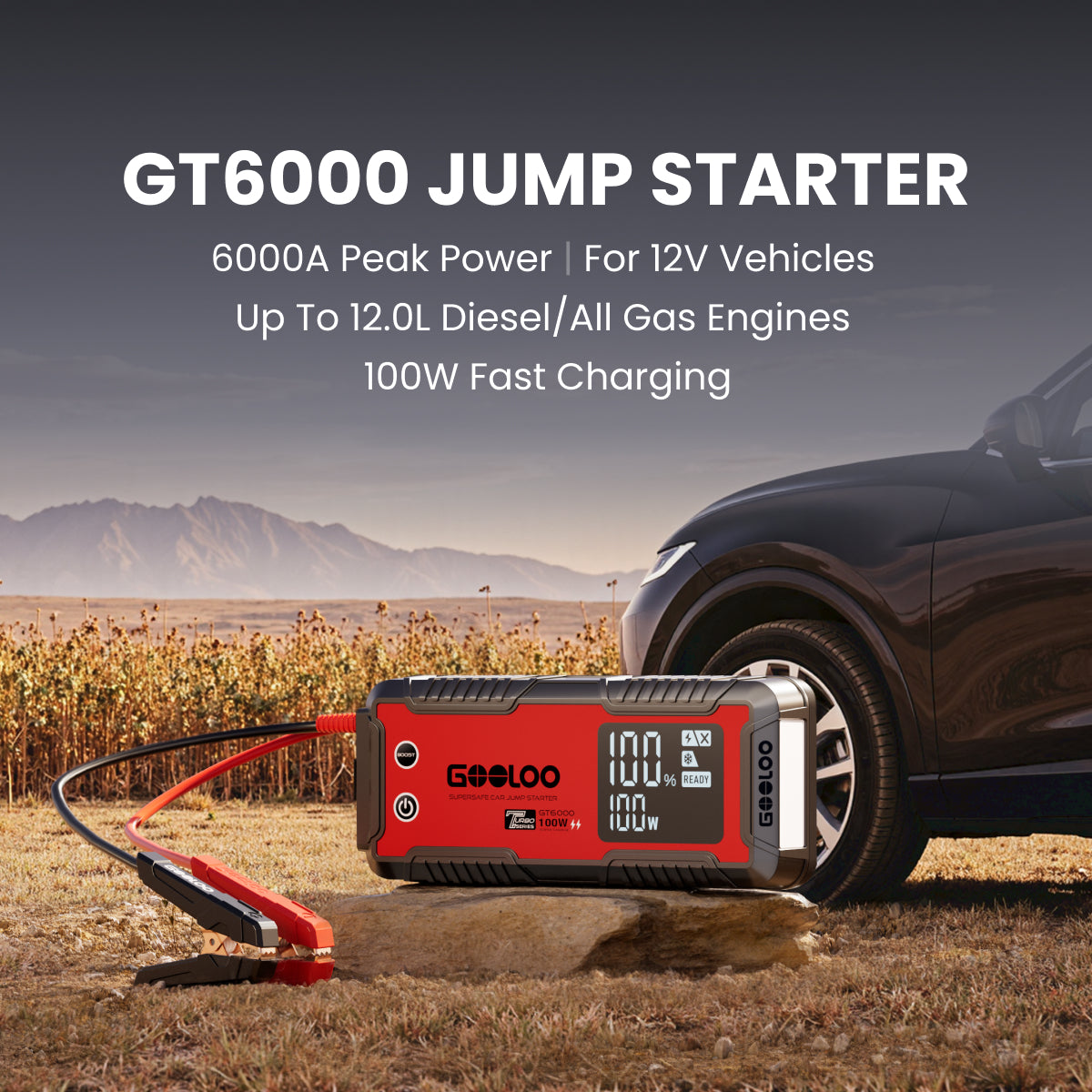 GOOLOO GT6000 Jump Starter 6000A