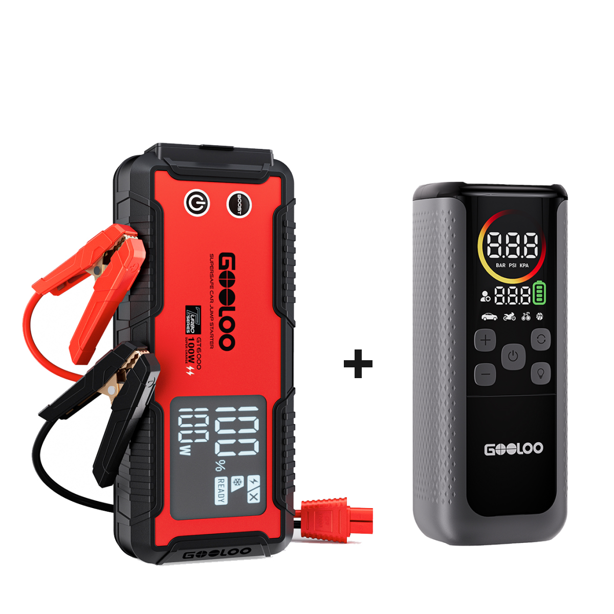 GOOLOO GT6000 Jump Starter GT160 DUAL Tyre Inflator