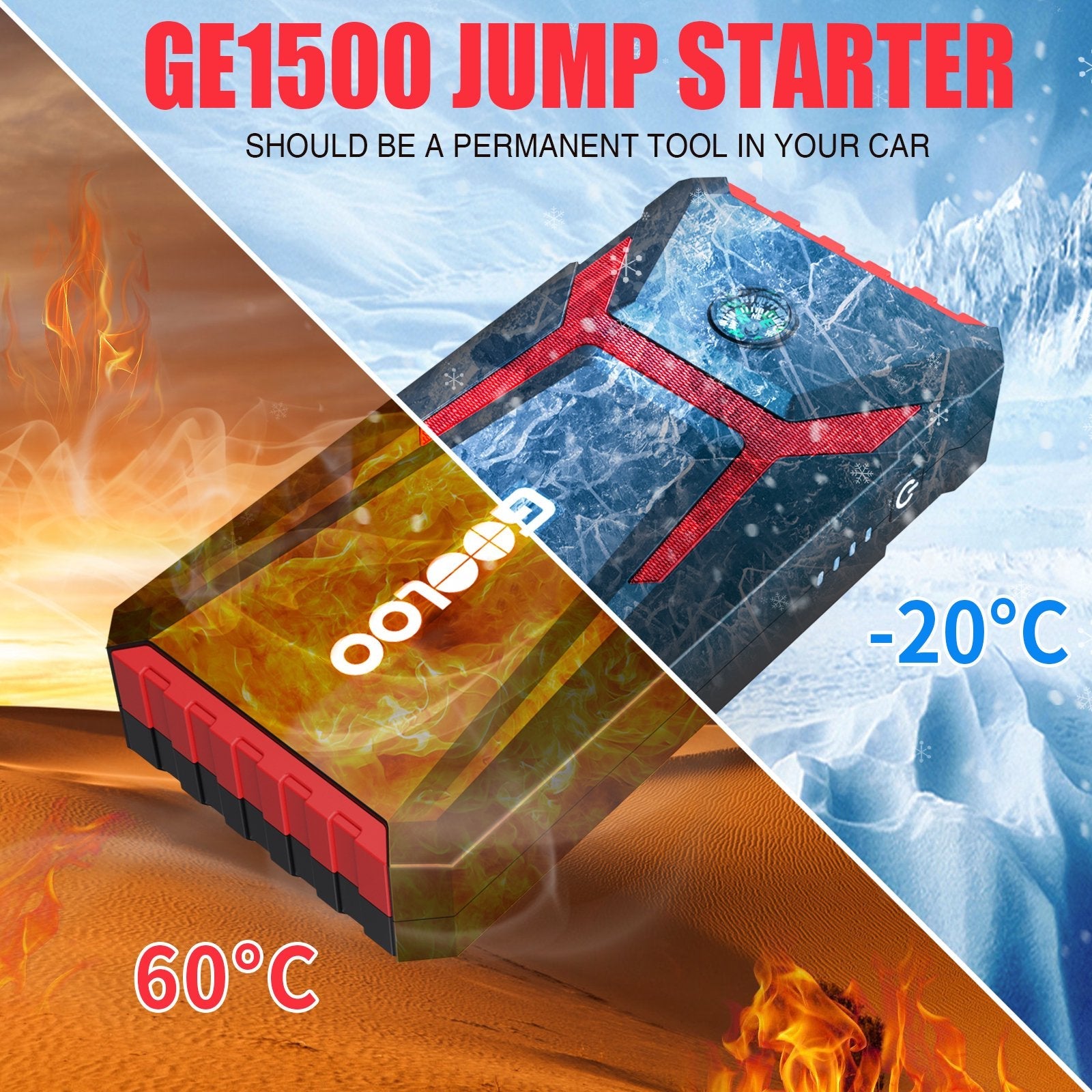 GOOLOO GE1500 Jump Starter