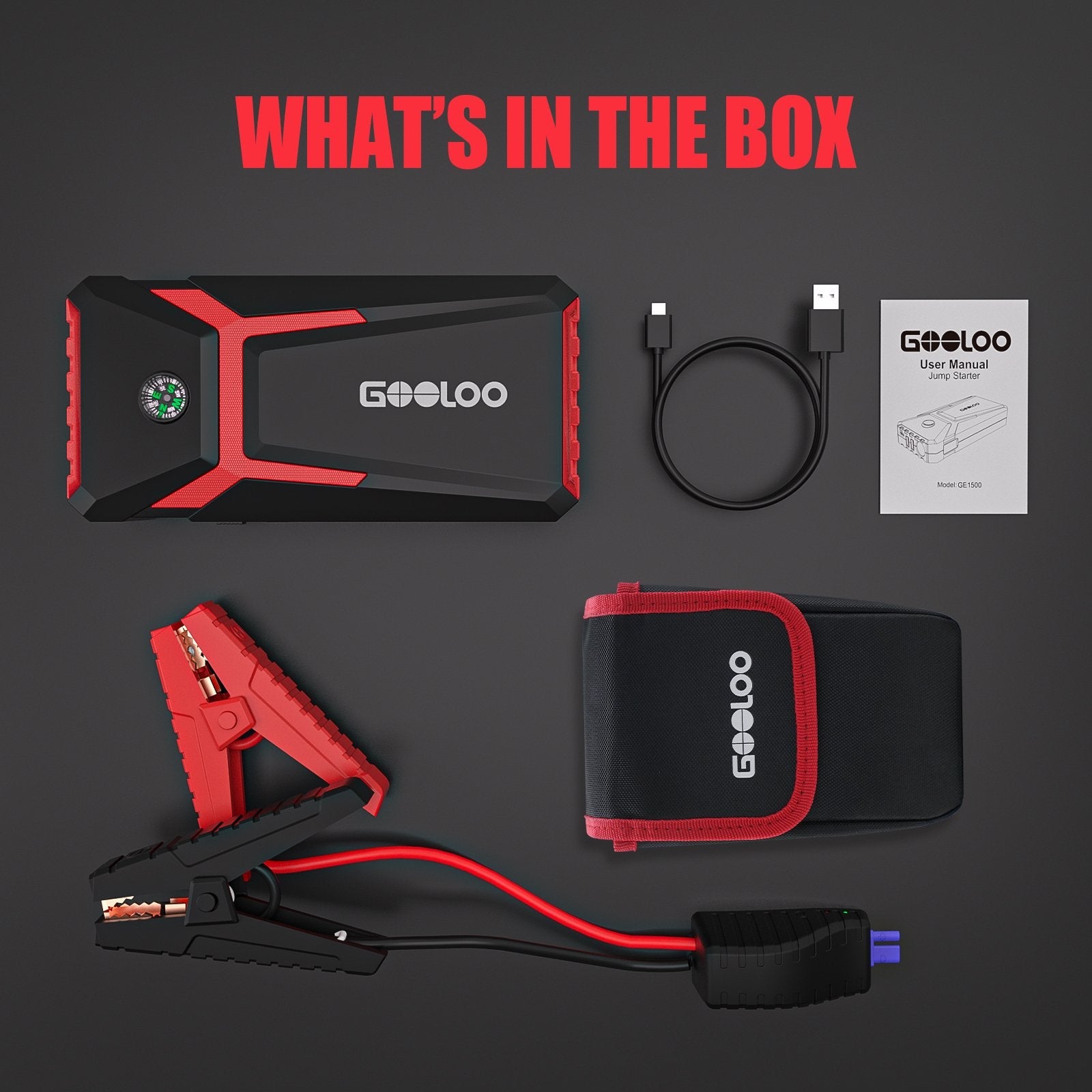 GOOLOO GE1500 Jump Starter